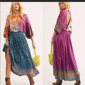 NWT Rare Free People What You Want Maxi Dress